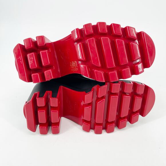 Christian Louboutin Marchacroche Duna Black  Lug Sole Ankle Chelsea Boots EU 37 - Picture 9 of 12